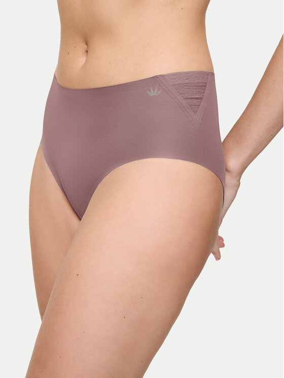 Triumph Triumph Klasične spodnje hlačke z visokim pasom Flex Smart 10213145 Rjava