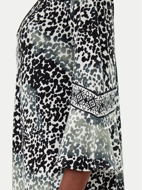 Olsen Olsen Sukienka codzienna 13002010 Zielony Regular Fit