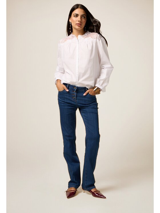 Oltre Jeans P575R008576N034 Blu Regular Fit