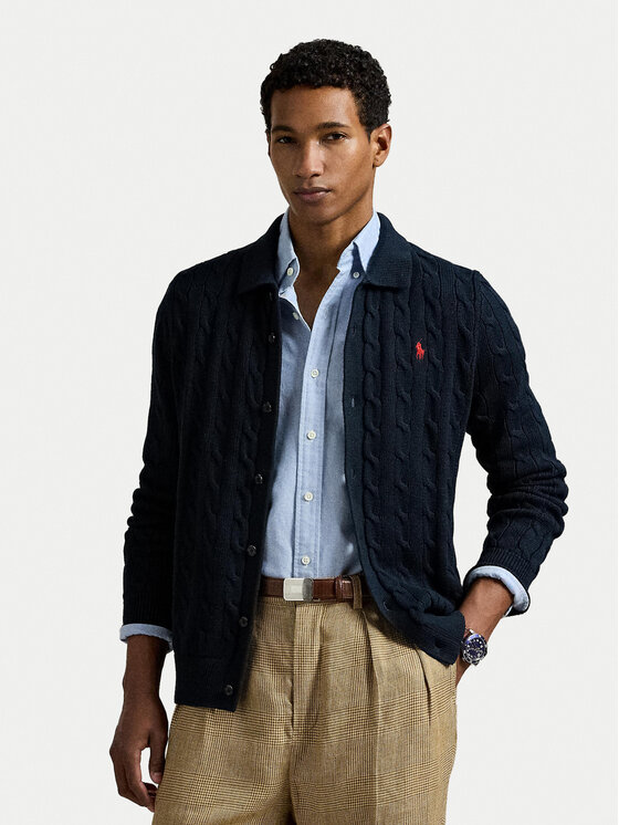 Polo Ralph Lauren Polo Ralph Lauren Kardigan 710979114002 Tumesinine Regular Fit