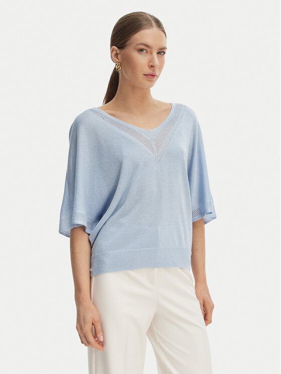 Morgan Morgan Majica 241-MCHRIS Svijetloplava Relaxed Fit