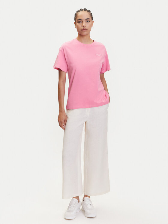 Marc O'Polo Denim Marc O'Polo Denim T-Shirt 500 0006 825 Różowy Relaxed Fit