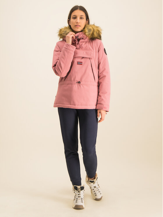 Napapijri Kurtka anorak Skidoo Wom Ef 2 N0YI5A Ro owy Regular Fit Modivo.pl