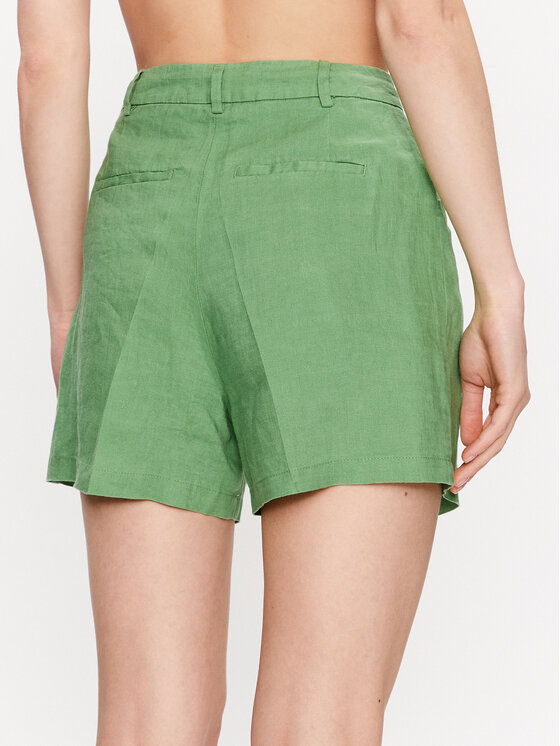 United Colors Of Benetton United Colors Of Benetton Kratke hlače iz tkanine 4AGHD900K Zelena Regular Fit