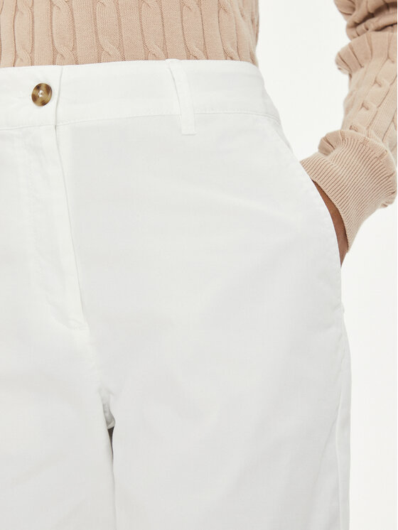 Gant Gant Chino hlače 4150261 Bela Slim Fit