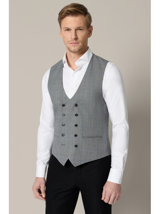 Lancerto Lancerto Kamizelka Vilano KA073126000008 Szary Regular Fit
