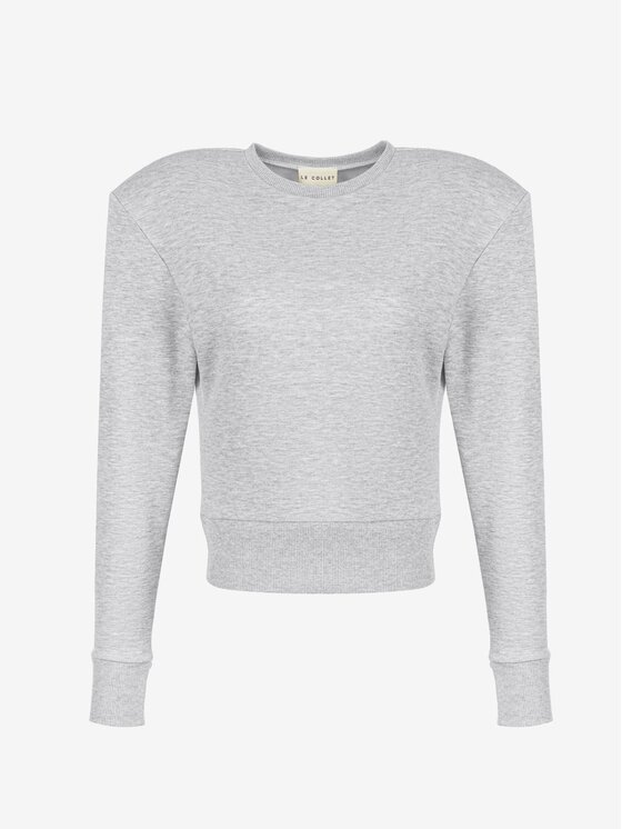 Le Collet Le Collet Bluza NEA Szary Slim Fit