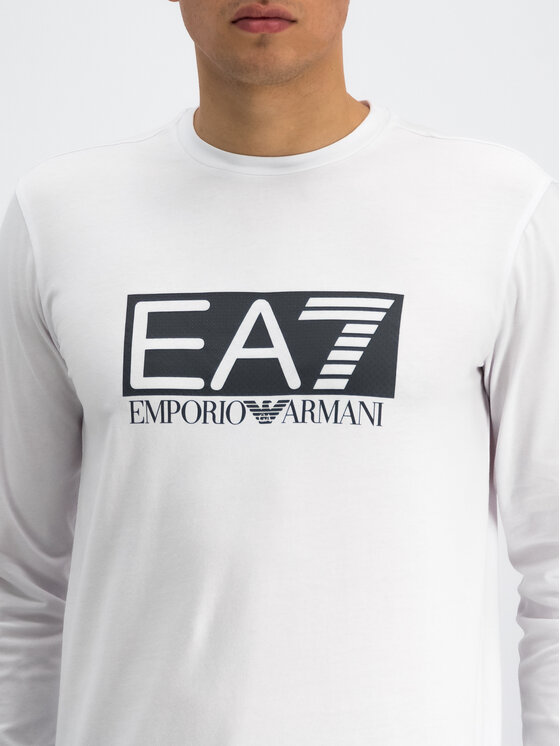 EA7 Emporio Armani EA7 Emporio Armani Hosszú ujjú 3GPT64 PJ03Z 1100 Fehér Regular Fit