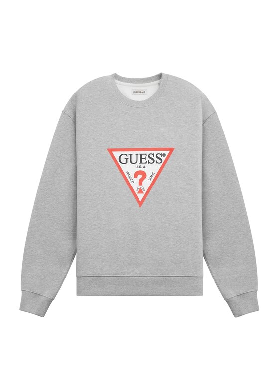 Guess Jeans Guess Jeans Mikina 165579 Šedá Classic Fit