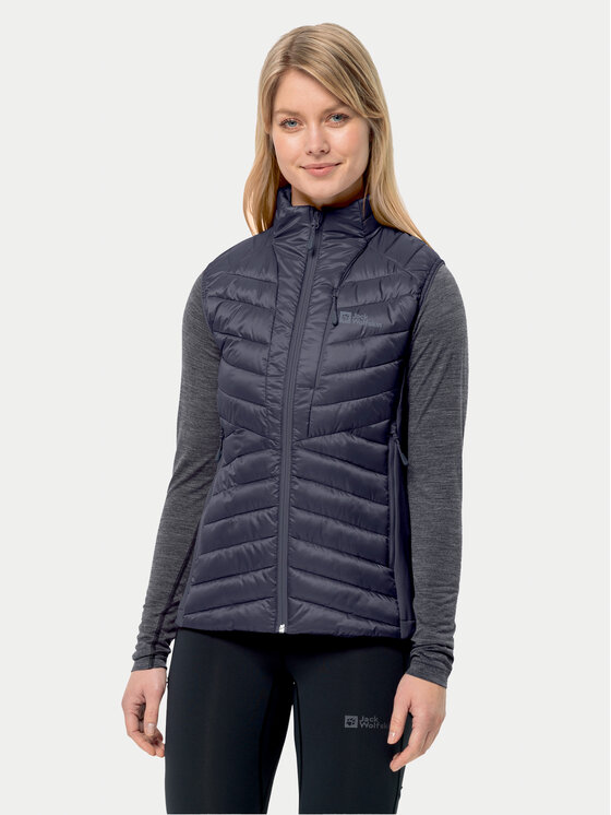 Jack Wolfskin Vesta Routeburn Pro Ins Vest 1207202 Sivá Slim Fit