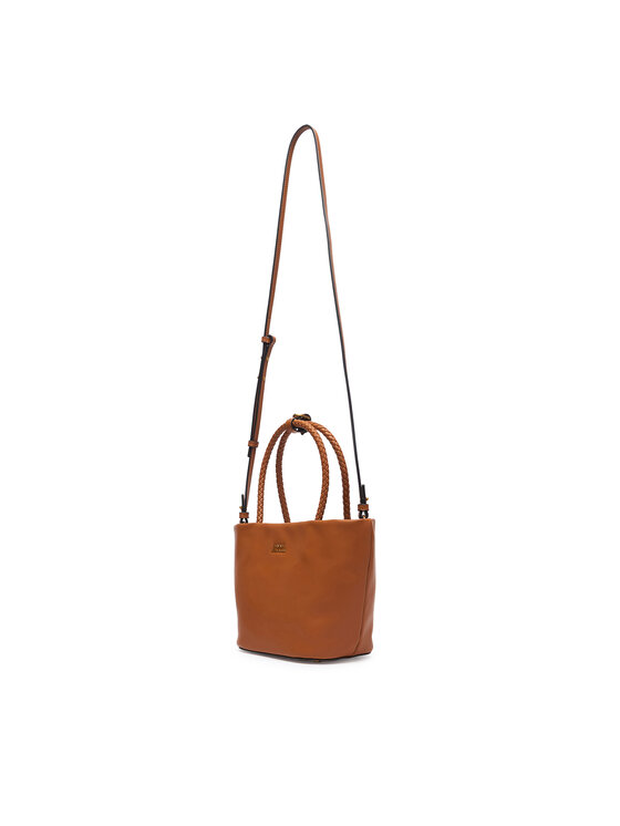 Tommy Hilfiger Tommy Hilfiger Τσάντα Th Marina Bucket Leather AW0AW18739 Καφέ