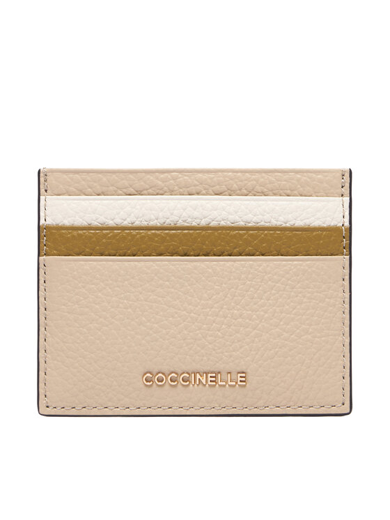 Coccinelle Coccinelle Калъф за кредитни карти M10 Metallic Tricolor E2 M10 12 95 01 Бежов