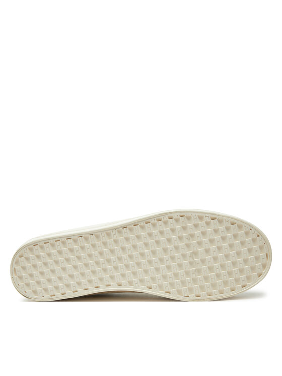 Tommy Hilfiger Tommy Hilfiger Snīkeri Vulc Leather Sneaker Monogram FW0FW08331 Écru