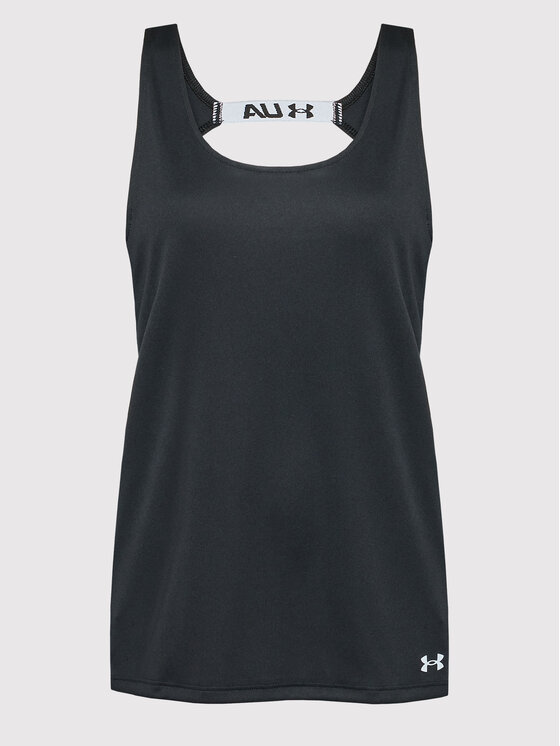 Under Armour Under Armour Top Ua Fly-By 1361394 Czarny Regular Fit