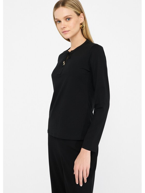 Liu Jo Liu Jo T-shirt TF5189JS00322222 Nero Regular Fit