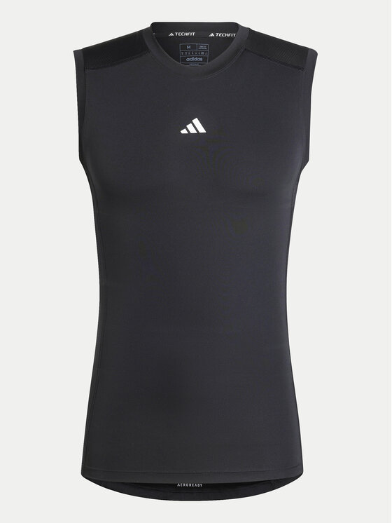 adidas adidas Koszulka techniczna TECHFIT Compression Training JE6694 Czarny Slim Fit