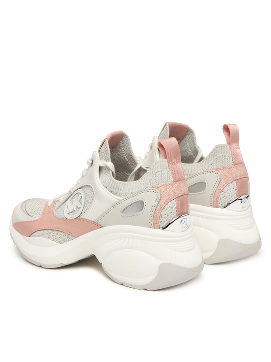 MICHAEL Michael Kors MICHAEL Michael Kors Sportcipők Zuma Knit Trainer 43S6ZUFS1D Rózsaszín