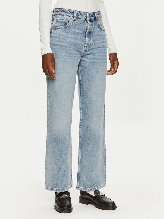 HUGO Hugo Jeans hlače 937_8 50519527 Modra Straight Fit