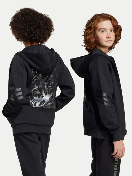 adidas adidas Світшот Star Wars Mandalorian JF3634 Чорний Regular Fit