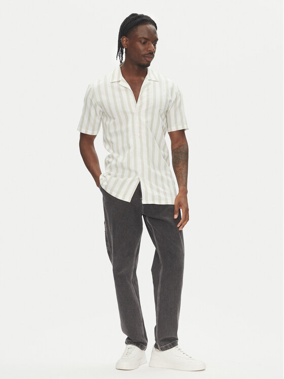 Lindbergh Lindbergh Košeľa 30-203321 Béžová Relaxed Fit