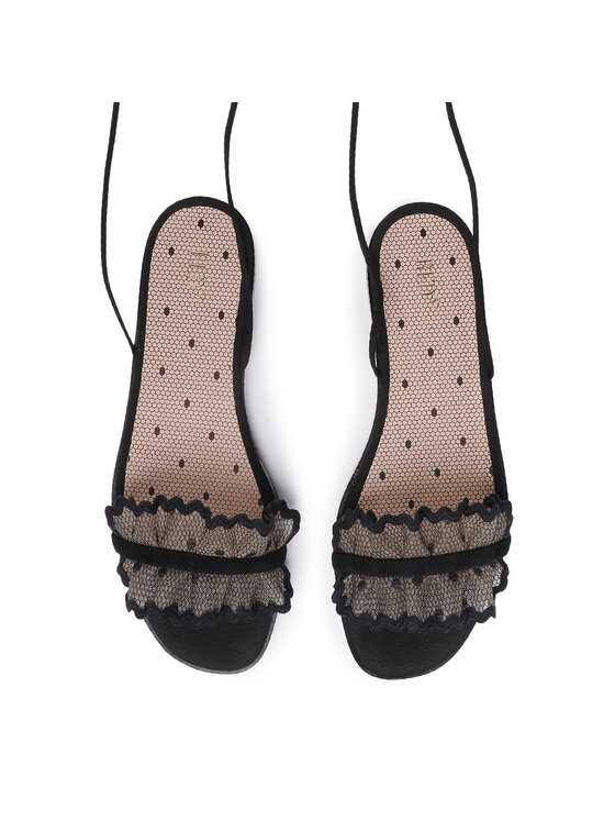 Red Valentino Red Valentino Sandály TQ0S0D67KYL Černá