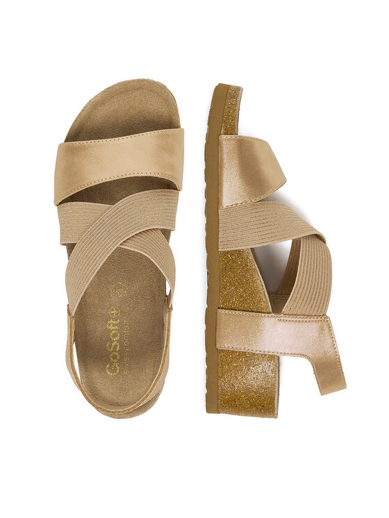 Go Soft Go Soft Sandalen CEO-HSCB15046-52 Goldfarben