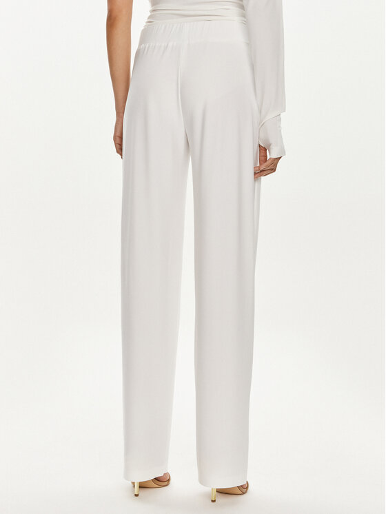 NORMA KAMALI NORMA KAMALI Текстилни панталони ST1247HPC32944 Бял Regular Fit