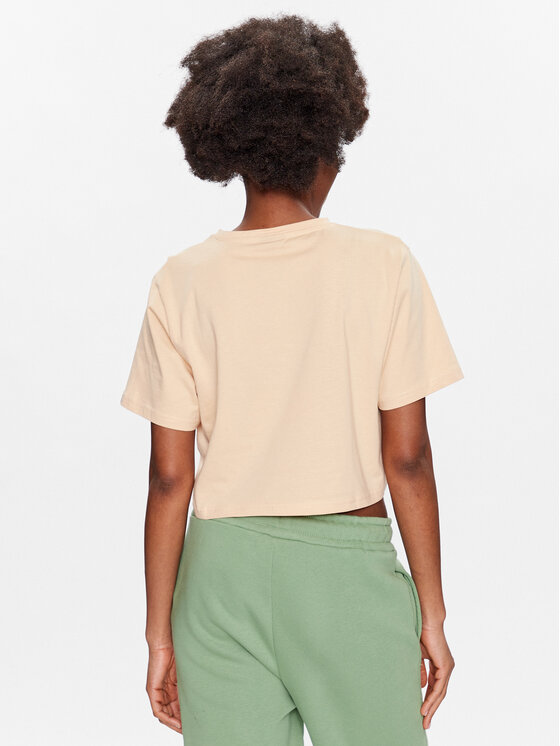 T-shirt Volia SGR17778 Beige Cropped Fit