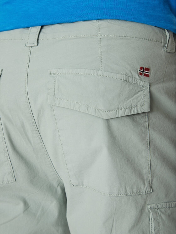 Napapijri Napapijri Шорти от плат N-Horton NP0A4HOS Зелен Regular Fit