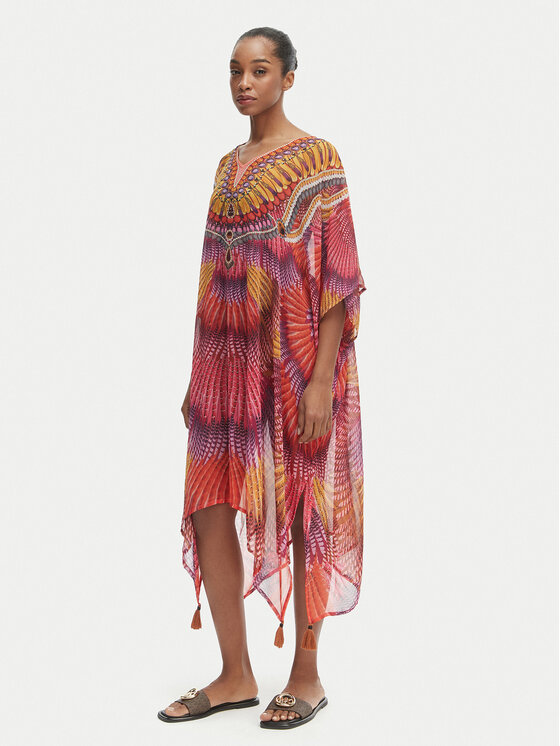 Iconique Iconique Poncho Fuego IC26-120 Colorat Relaxed Fit
