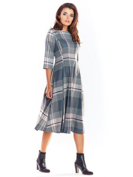 Awama Awama Vestito da giorno A334 Multicolore Basic Fit