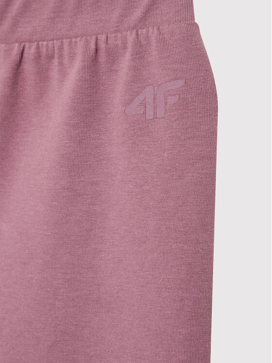4F 4F Legginsy HJL22-JLEG001 Fioletowy Slim Fit