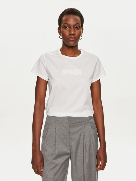 BOSS Boss T-shirt Eventsa 50522209 Bijela Regular Fit