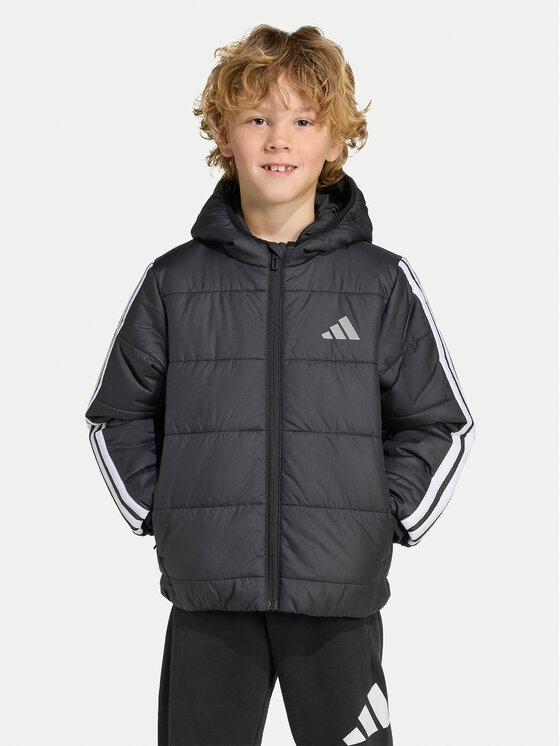 adidas adidas Winterjacke Essentials 3-Stripes JW2443 Schwarz Regular Fit