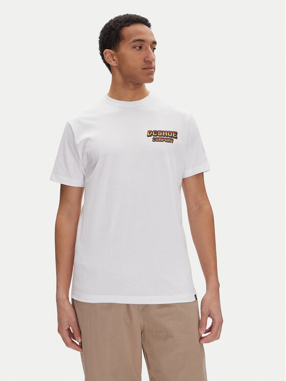 DC Shoes DC Shoes Tričko ADYZT05457 Biela Heritage Fit