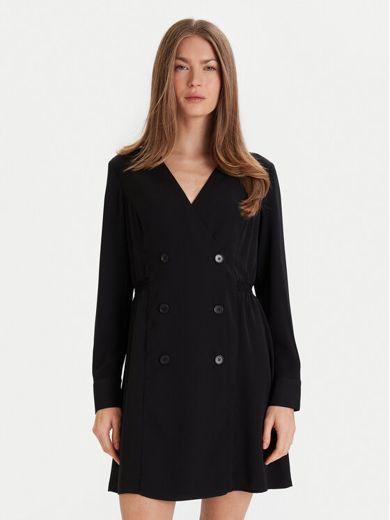 French Connection Sukienka koktajlowa 71ZBI Czarny Regular Fit