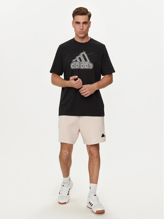 adidas adidas Marškinėliai Growth Badge Graphic IN6258 Juoda Regular Fit