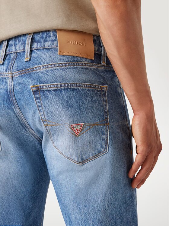 Guess Guess Jeansy 177539 Niebieski Slim Fit