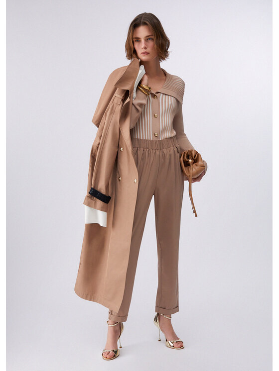 Liu Jo Liu Jo Pantaloni di tessuto TA6255TS92261412 Beige Regular Fit