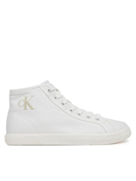 Calvin Klein Jeans Calvin Klein Jeans Sportcipők Ess Vulc Mid Cv Mg Wn YW0YW01761 Fehér