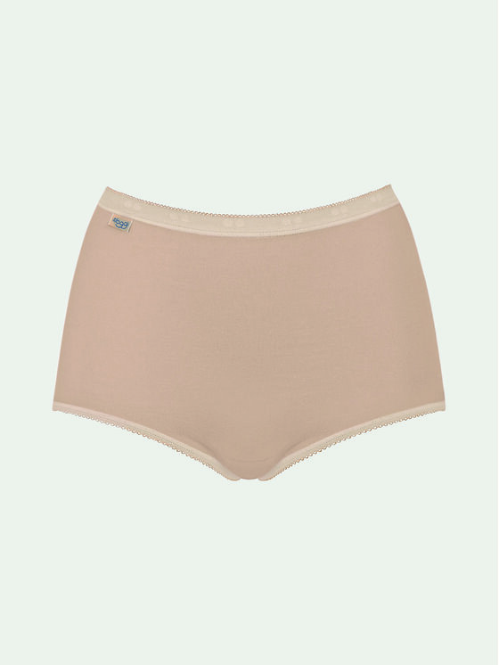 Sloggi Sloggi Klassischer Damenslip mit hoher Taille Basic 10007656 Beige