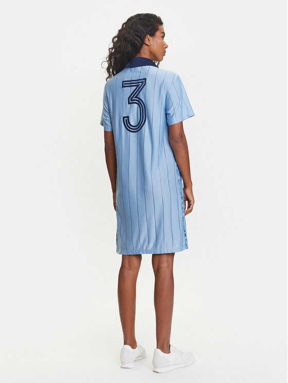 adidas adidas Ежедневна рокля Liberty London Tonal Football JC5313 Син Regular Fit