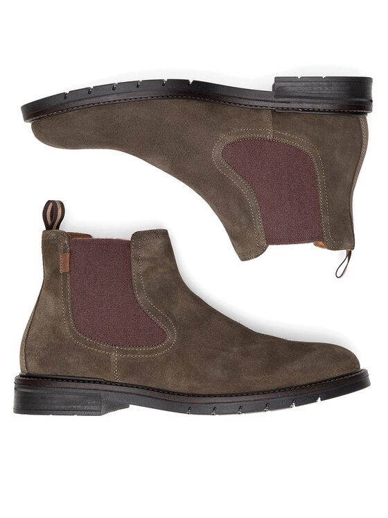 Lasocki Lasocki Kotníková obuv s elastickým prvkem DAN-05 MB Khaki