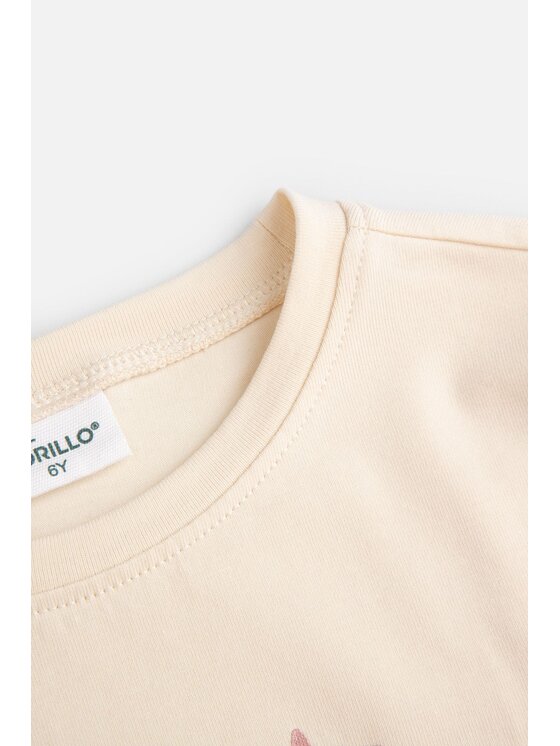 Coccodrillo Coccodrillo T-Shirt ZC4143102RGK-003 Écru Regular Fit