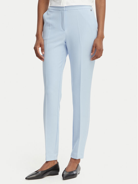 HUGO HUGO Штани з тканини Hagonia-1 50539991 Голубий Slim Fit