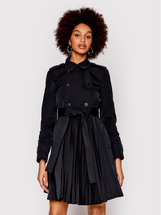 Red top valentino trench