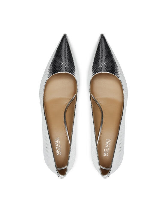Scarpe argento michael kors discount