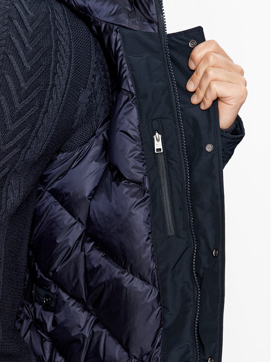 Woolrich Woolrich Pehelykabát Polar CFWOOU0487MRUT0001 Sötétkék Regular Fit