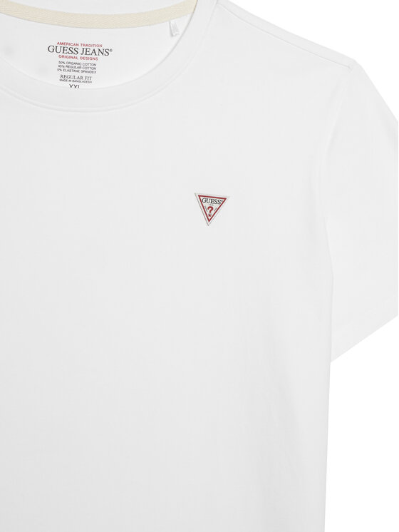 Guess Jeans Guess Jeans T-shirt W4YI10 J1314 Bijela Regular Fit