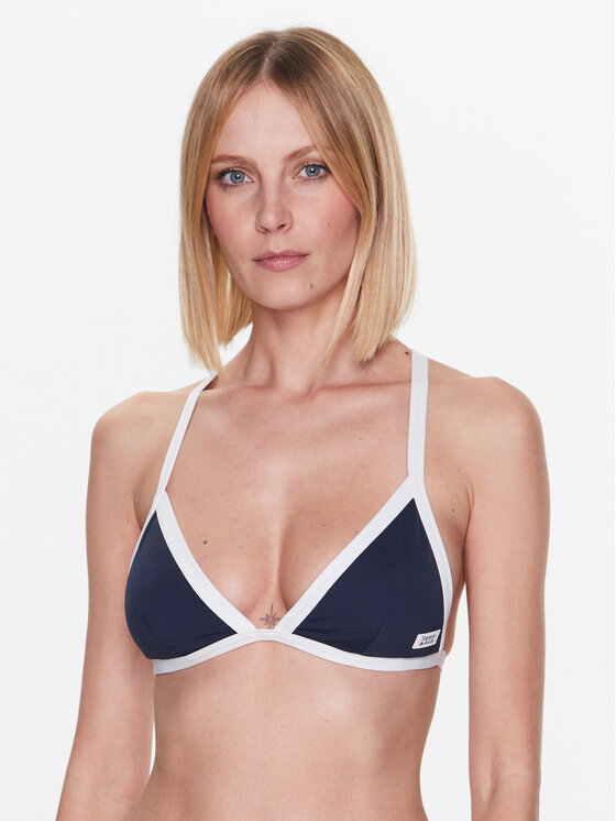 Tommy Jeans Bikini augšdaļa UW0UW04084 Tumši zils